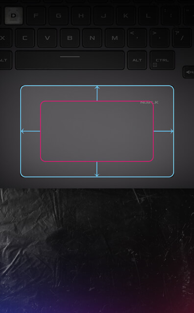 Large touch pad