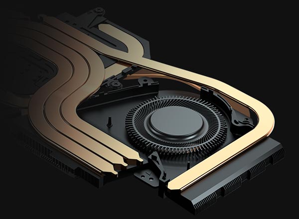 Image of Zephyrus G15 heatpipes