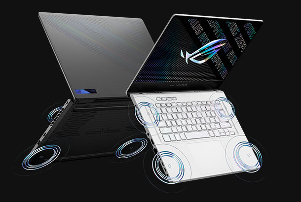 Image of Zephyrus G15 speaker positions